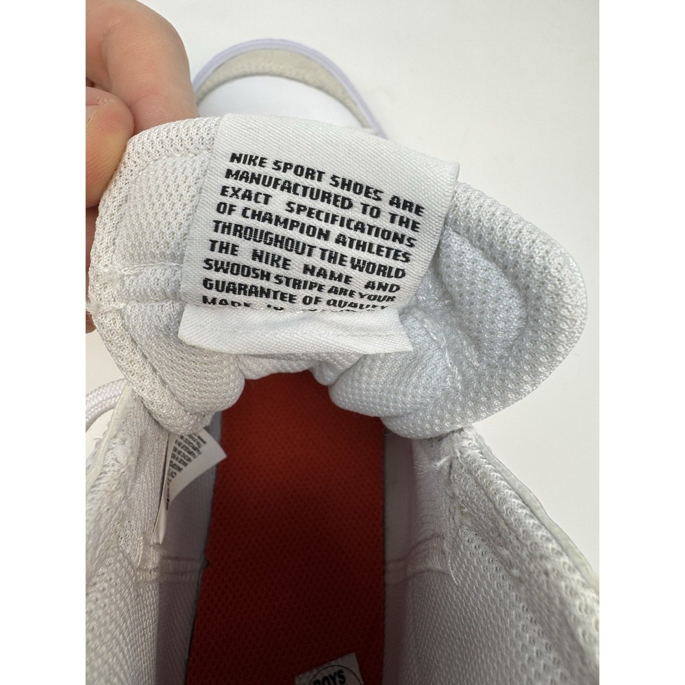 Nike Blazer Mid '77 Unisex Kids GS 4.5Y White/Orange Shoes Sneakers [DA4086-110] - Picture 9 of 11